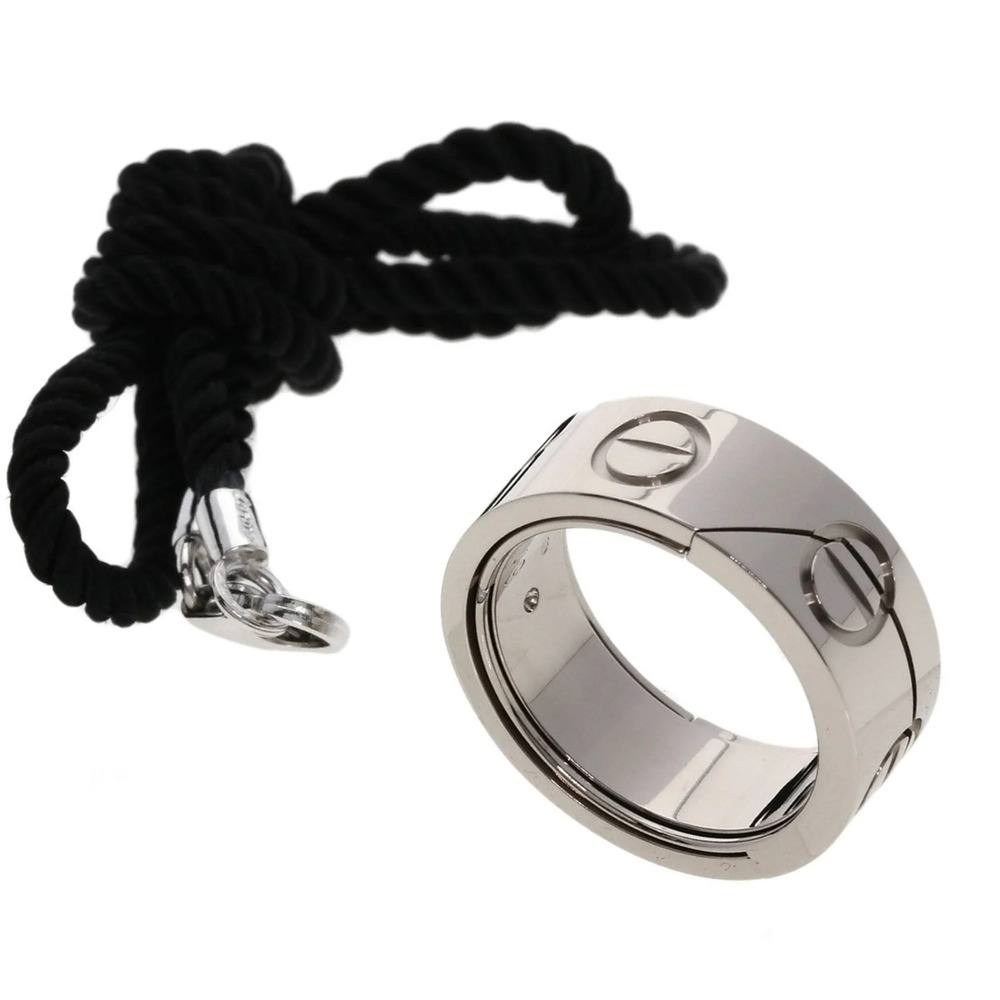 CARTIER Authentic 18k Silver Love Ring #49